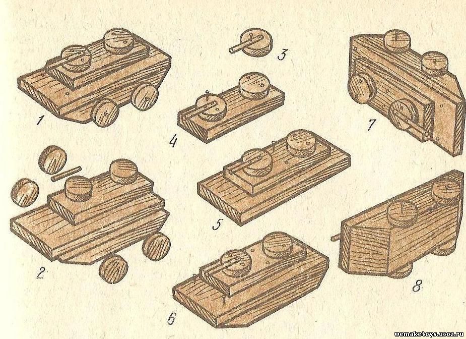Как собрать деревянную модель?