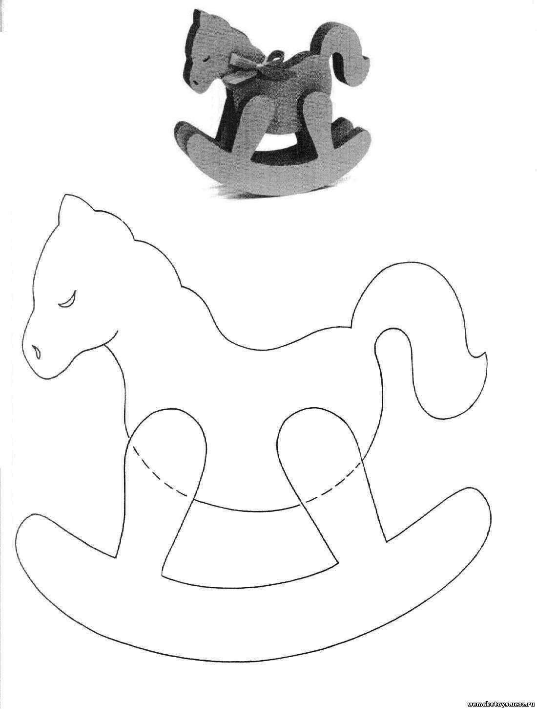 Делаем символ 2014 года лошадь из фанеры или бумаги своими руками
